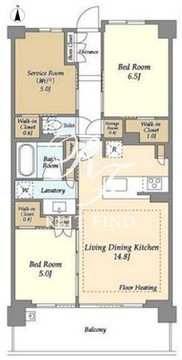 ドゥーエ町屋 309 間取り図