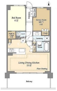 ドゥーエ町屋 804 間取り図