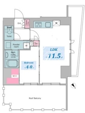 クロスレジデンス六義園 901 間取り図
