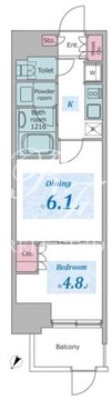 クロスレジデンス六義園 102 間取り図