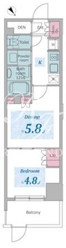 クロスレジデンス六義園 101 間取り図