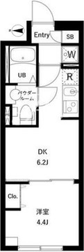 コンポジット千駄木ヒルトップ 204 間取り図