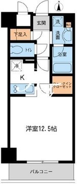 レジデンス両国駅前 205 間取り図
