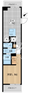 モノトーノ門前仲町 105 間取り図