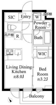 ラペルラ市谷砂土原町 107 間取り図
