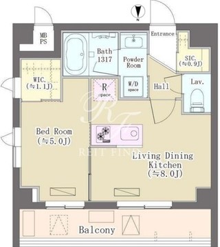パークレジデンス三軒茶屋 202 間取り図