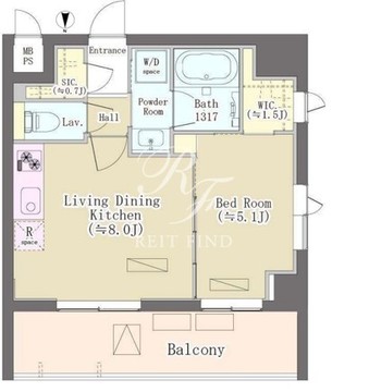 パークレジデンス三軒茶屋 201 間取り図