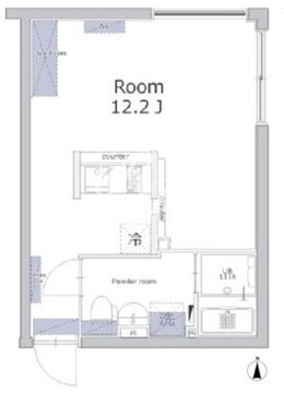 アレーロ西早稲田 307 間取り図