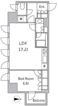 ラサンテ麹町 401 間取り図