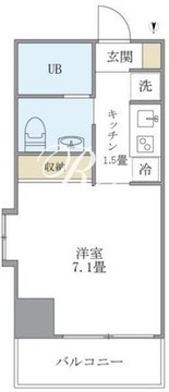 KDXレジデンス御徒町 401 間取り図