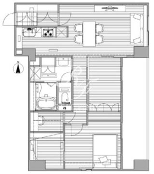 HF目黒行人坂レジデンス 502 間取り図