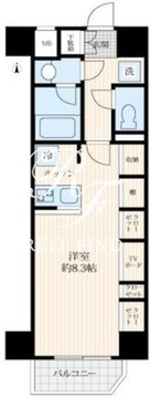 ログ森下 503 間取り図