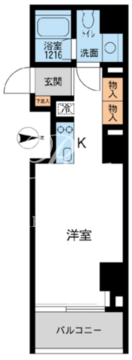 アーデン芝公園 207 間取り図