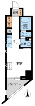 アーデン芝公園 605 間取り図