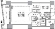 アクティ汐留 612 間取り図