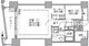 アクティ汐留 612 間取り図