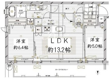 レガリス目黒西小山 404 間取り図