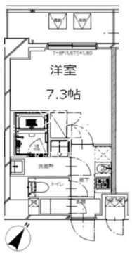 エスレジデンス月島 1002 間取り図