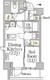 レジディア高田馬場 206 間取り図