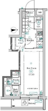 アンベリール墨田2 403 間取り図
