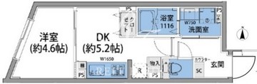ラヴィエール戸越公園 402 間取り図