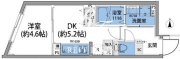 ラヴィエール戸越公園 202 間取り図