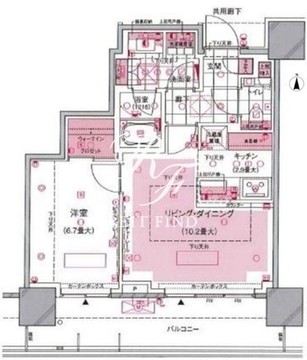 ブランズ渋谷桜丘 1910 間取り図