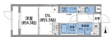 ラヴィエール戸越公園 101 間取り図