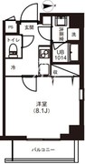 レピュア両国レジデンス 202 間取り図