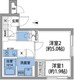 ラヴィエール清澄リバーテラス 201 間取り図