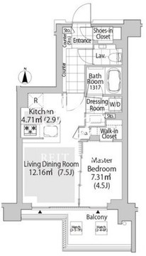 パークフラッツ渋谷神山町 204 間取り図