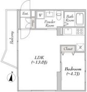 レンブラン赤堤 101 間取り図