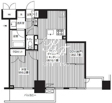 グランハイツ錦糸町 1104 間取り図