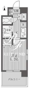 レジディア両国 507 間取り図