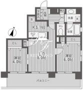 レジディア両国 603 間取り図