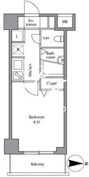 レジディア上落合 108 間取り図