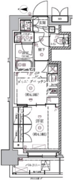リルシア本所吾妻橋 505 間取り図