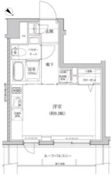 リルシア墨田東向島 603 間取り図