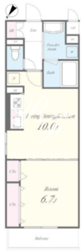 アーバンコート小山 202 間取り図