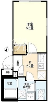 ウェルスクエアイズム都立大学 303 間取り図