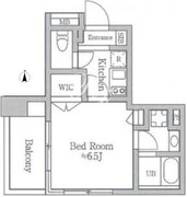 レジディア南品川 501 間取り図