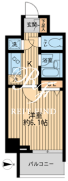 HF早稲田レジデンス 2-904 間取り図