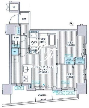 マイトリィ四谷 902 間取り図