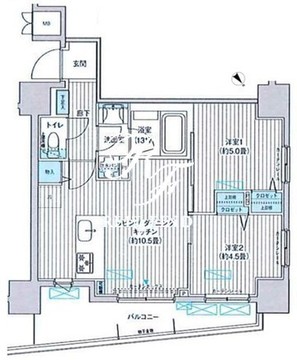 マイトリィ四谷 1202 間取り図