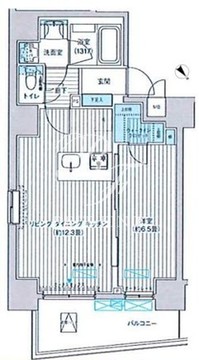 マイトリィ四谷 303 間取り図
