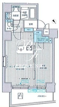 マイトリィ四谷 403 間取り図