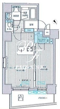 マイトリィ四谷 503 間取り図