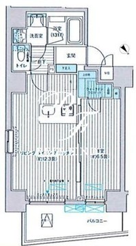 マイトリィ四谷 603 間取り図