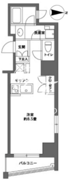 カスタリア森下2 903 間取り図