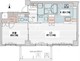カスタリア三宿 204 間取り図